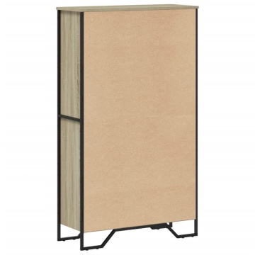 Bibliotecă, stejar sonoma, 80x31x137,5 cm, lemn prelucrat - Img 5