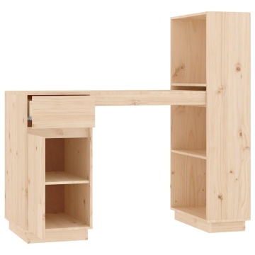 Birou, 110x53x117 cm, lemn masiv de pin - Img 6