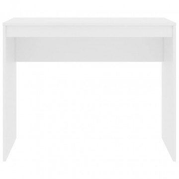 Birou, alb, 90x40x72 cm, lemn prelucrat - Img 4