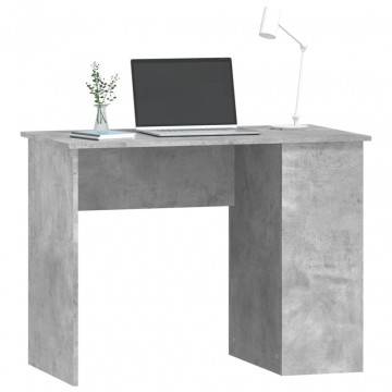 Birou, gri beton, 100x55x75 cm, lemn prelucrat - Img 3