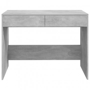 Birou, gri beton, 101 x 50 x 76,5 cm, PAL - Img 8