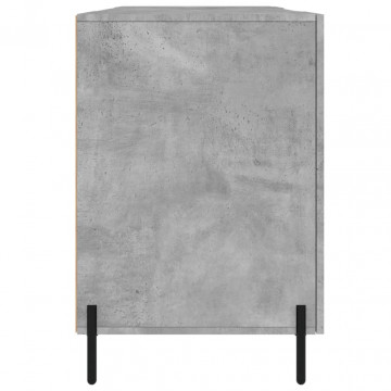 Birou, gri beton, 140x50x75 cm, lemn compozit - Img 6