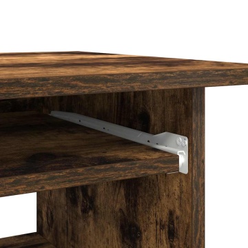 Birou, stejar fumuriu, 80x45x74 cm, lemn prelucrat - Img 8