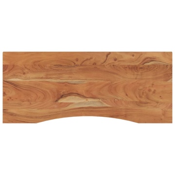 Blat de birou 120x50x2,5 cm dreptunghiular lemn masiv de acacia - Img 2