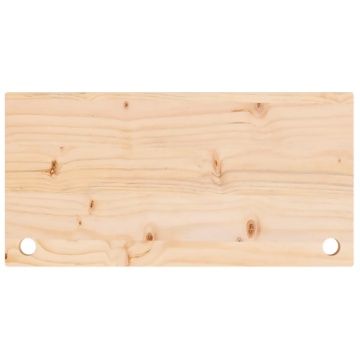 Blat de birou, 80x40x2,5 cm, lemn masiv de pin - Img 4