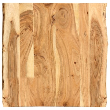 Blat de masă, 58x(50-60)x2,5 cm, lemn masiv de acacia - Img 1