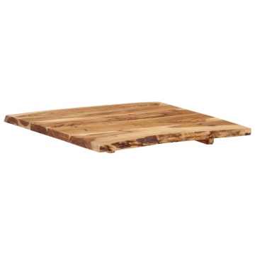 Blat de masă, 58x(50-60)x2,5 cm, lemn masiv de acacia - Img 5