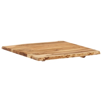 Blat de masă, 58x(50-60)x2,5 cm, lemn masiv de acacia - Img 8
