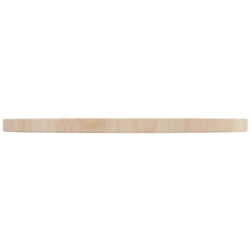 Blat de masă, Ø50x2,5 cm, lemn masiv de pin - Img 3