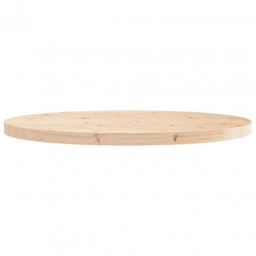 Blat de masă rotund, Ø90x3 cm, lemn masiv de pin - Img 4