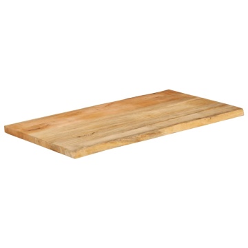 Blat masă 100x60x2,5 cm lemn masiv mango - Img 2