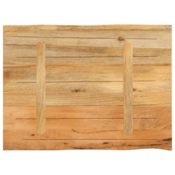 Blat masă 90x60x2,5 cm lemn masiv mango - Img 8
