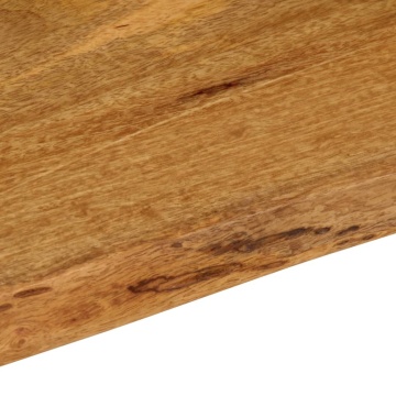 Blat masă cu margini naturale, 120x60x2,5 cm, lemn masiv mango - Img 6