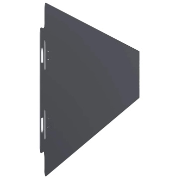 Borduri de gazon 10 buc Antracit 10x103 cm Oțel laminat la rece - Img 8
