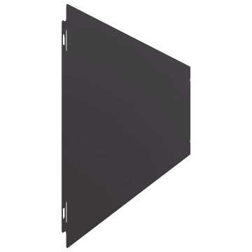 Borduri de gazon 10 buc Negru 20x103 cm Oțel laminat la rece - Img 8