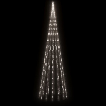 Brad de Crăciun, 1134 LED-uri, alb cald, 800 cm, cu țăruș - Img 3