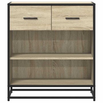 Bufet Stejar Sonoma 68x35x76 cm Lemn prelucrat - Img 4