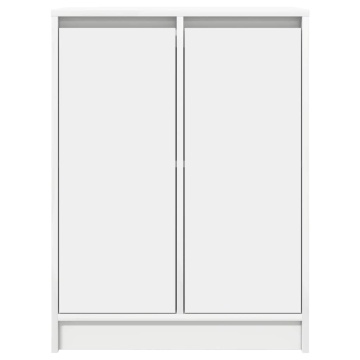 Bufetă albă 57x34x76 cm din lemn prelucrat - Img 5