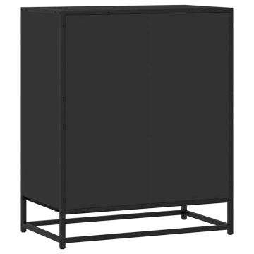 Bufetă neagră 68x35x76 cm lemn prelucrat - Img 5
