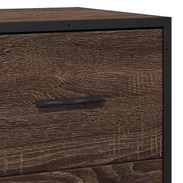 Bufetă Stejar maro 68x35x76 cm Lemn prelucrat - Img 7
