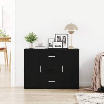 Bufetă Stejar negru 91x29,5x65 cm Lemn prelucrat - Img 3