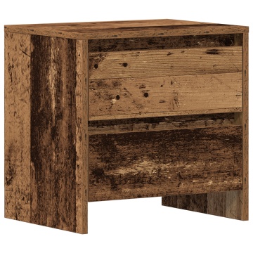 Cabană de noapte Lemn vechi 45x34x44.5 cm Lemn prelucrat - Img 2