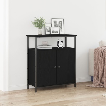 Cabinet montat pe perete Stejar negru 69,5x34x90 cm Lemn prelucrat - Img 1