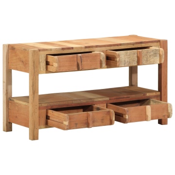 Cabinet TV 83x33x46 cm Lemn masiv recuperat - Img 3