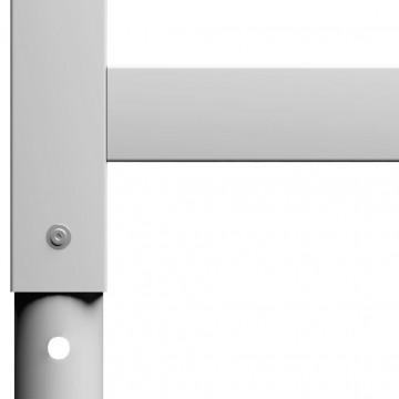 Cadre banc lucru reglabile, 2 buc., gri, 55x(69-95,5) cm, metal - Img 5