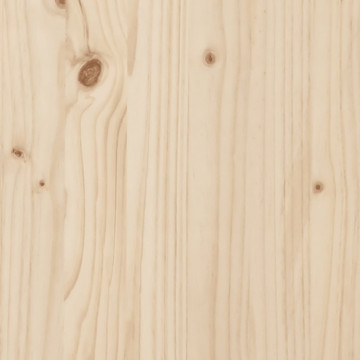 Cadru de pat, 140x200 cm, lemn masiv de pin - Img 6