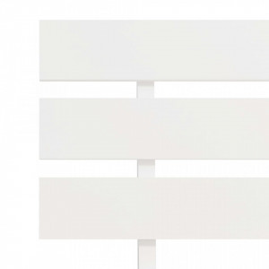Cadru de pat, alb, 180 x 200 cm, lemn masiv de pin - Img 6