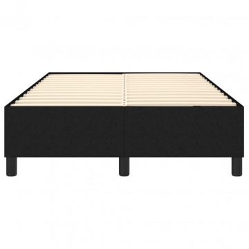 Cadru de pat box spring, negru, 120x200 cm, textil - Img 8