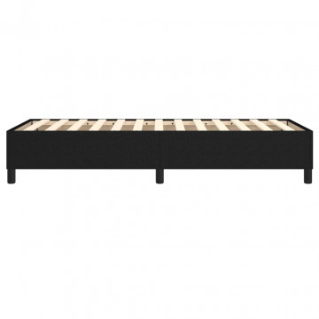 Cadru de pat box spring, negru, 90x190 cm, textil - Img 5