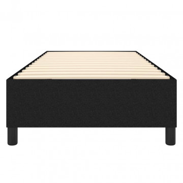 Cadru de pat box spring, negru, 90x190 cm, textil - Img 8