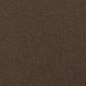 Cadru de pat, maro închis, 90 x 200 cm, material textil - Img 7