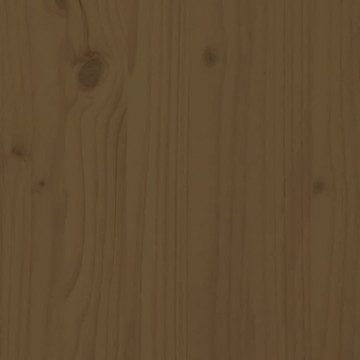 Cadru de pat, maro miere, 120x200 cm, lemn masiv - Img 6