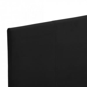Cadru de pat, negru, 90 x 200 cm, material textil - Img 5