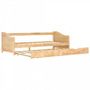 Cadru pat canapea, extensibil, 90 x 200 cm, lemn de pin - Img 2