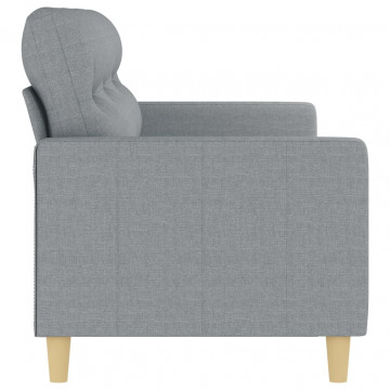 Canapea cu 3 locuri, gri deschis, material 180CM textil - Img 4