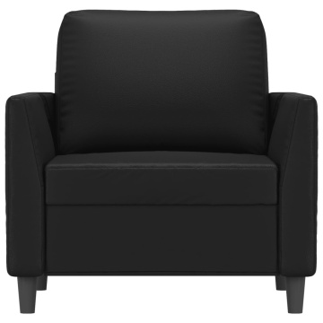 Canapea de o persoană, 60 cm, piele ecologică - Img 3