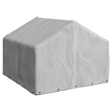 Canisa de exterior cu capac 2x2x1,5 m otel galvanizat - Img 7