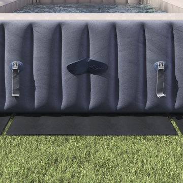 Capac dreptunghiular pentru piscină Negru Polietilenă 550 x 280 cm - Img 4