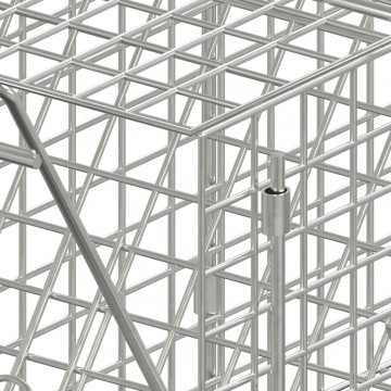 Capcană pentru animale 64,5x25x26,5 cm, fier galvanizat - Img 5
