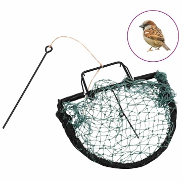 Capcană pentru păsări, verde, 20 cm, oțel - Img 1