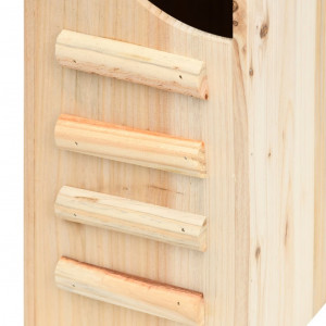 Căsuță de lilieci, 30x20x38 cm, lemn masiv de brad - Img 7
