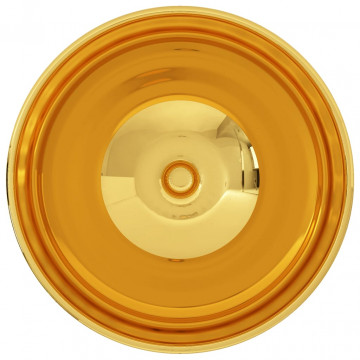 Chiuvetă, auriu, 32,5 x 14 cm, ceramică - Img 6