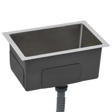 Chiuvetă de bucătărie lucrată manual, oțel inoxidabil - Img 4