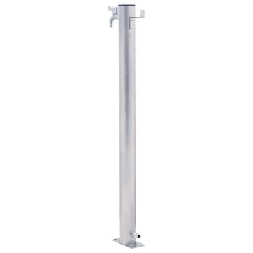 Coloană de apă de grădină, 100 cm, oțel inoxidabil, rotund - Img 4