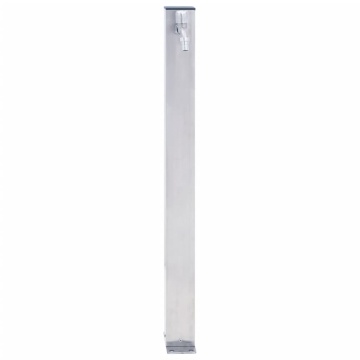 Coloană de apă de grădină, 40 cm, oțel inoxidabil, pătrat - Img 2