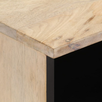 Comodă TV, 100x33x46 cm, lemn masiv de mango - Img 5